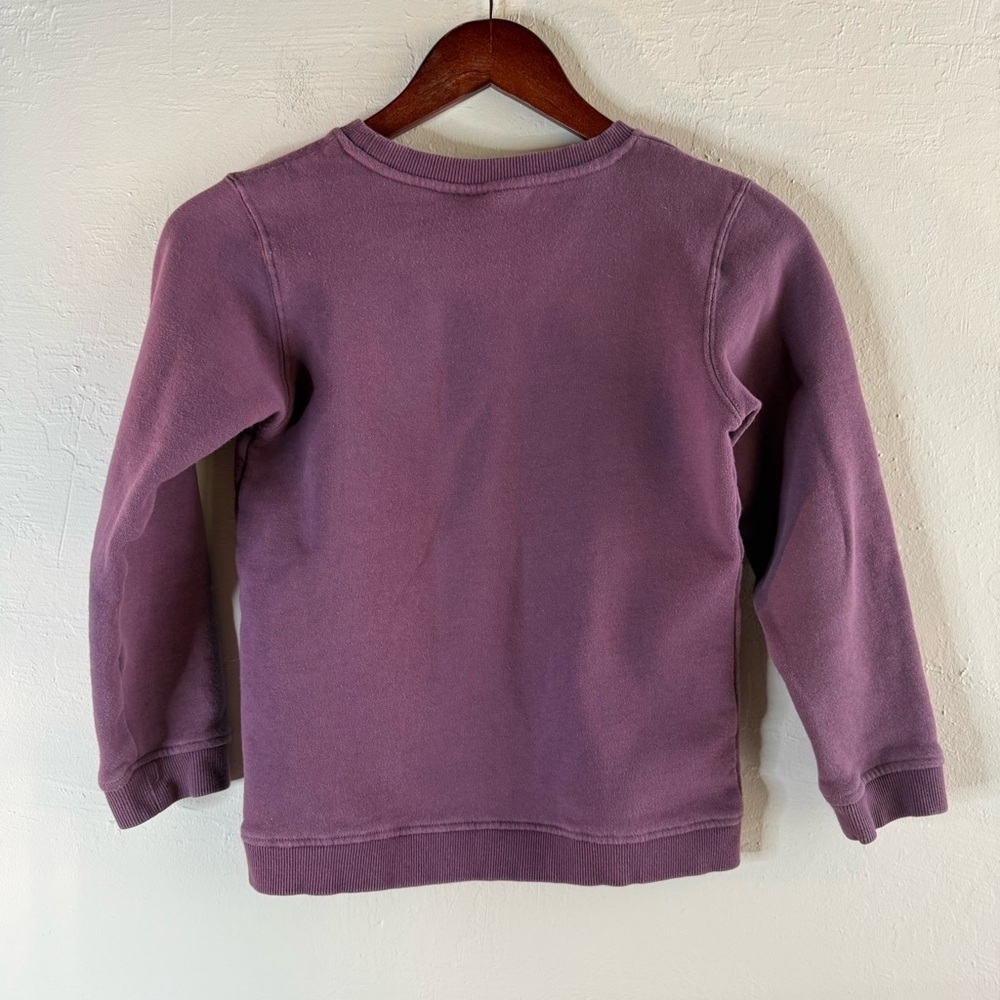 Parks Project Purple 'Leave No Trace' Kids Sweatshirt Size Medium Cotton - Picture 6 of 6